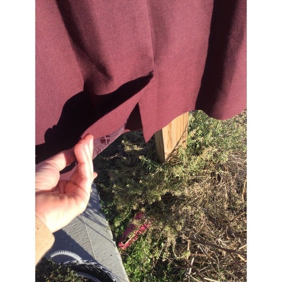 Talbots Womens Sleeveless Wool Dress Size 18 Cola Red Sequins Holiday Christmas - Picture 7 of 8